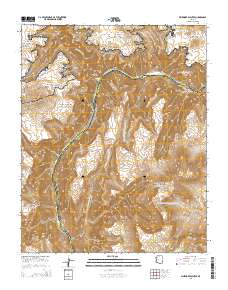 Whitmore Point SE 2014 topographic map thumbnail