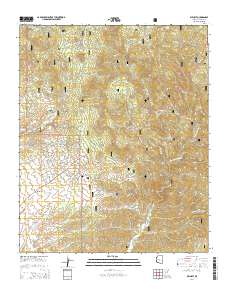 Wilhoit 2014 topographic map thumbnail