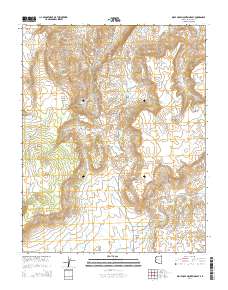 Wolf Hole Mountain East 2014 topographic map thumbnail