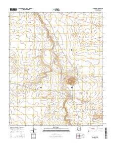 Woodruff 2014 topographic map thumbnail