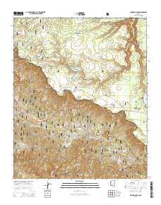 Woods Canyon 2014 topographic map thumbnail