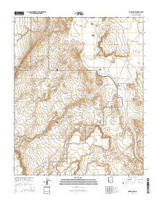 Wupatki SE 2014 topographic map thumbnail
