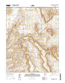 Yellowhorse Flat 2014 topographic map thumbnail