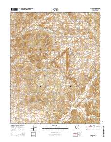 Yucca Hill 2014 topographic map thumbnail