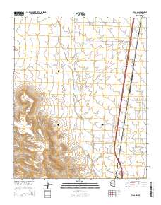 Yucca NW 2014 topographic map thumbnail