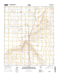 Yuma SE 2014 topographic map thumbnail
