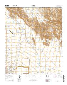 Ajo North 2014 topographic map thumbnail