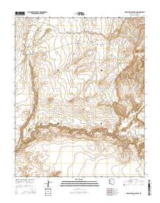 Begashibito Canyon 2014 topographic map thumbnail