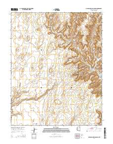 Bubbling Spring Canyon 2014 topographic map thumbnail
