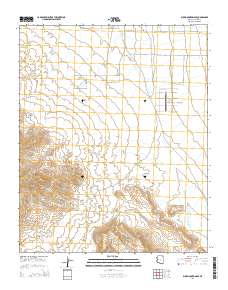 Buck Mountains SE 2014 topographic map thumbnail