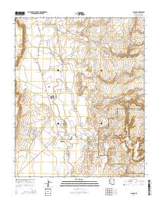 Chinle 2014 topographic map thumbnail