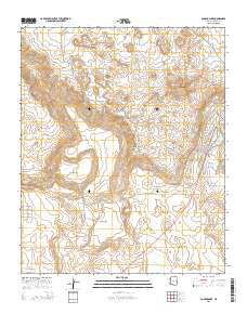 Concho Lake 2014 topographic map thumbnail