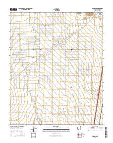Kingman SW 2014 topographic map thumbnail