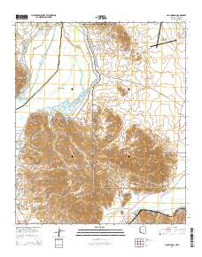 Laguna Dam 2014 topographic map thumbnail