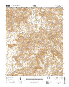 Malpais Mesa NE 2014 topographic map thumbnail