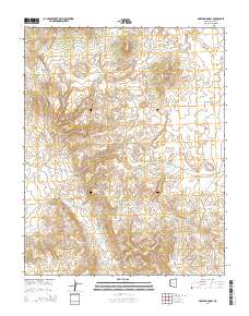 Mustang Knoll 2014 topographic map thumbnail