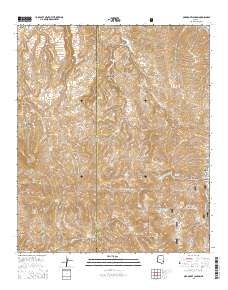 Oak Grove Canyon 2014 topographic map thumbnail