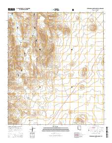 Pedregosa Mountains East 2014 topographic map thumbnail
