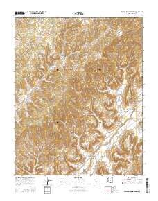Toh Ne Zhonnie Spring 2014 topographic map thumbnail