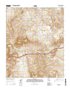 Yampai SE 2014 topographic map thumbnail