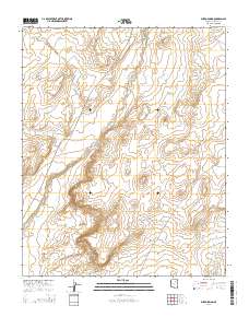 Burro Spring 2014 topographic map thumbnail