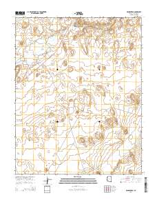 Dennehotso 2014 topographic map thumbnail