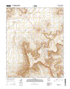 Hotevilla 2014 topographic map thumbnail