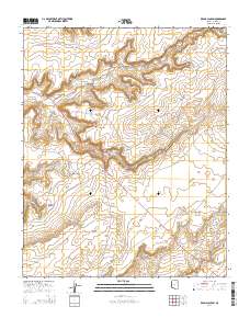 Keams Canyon 2014 topographic map thumbnail
