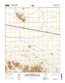 Lone Mountain 2014 topographic map thumbnail