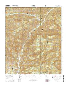 Maness Peak 2014 topographic map thumbnail