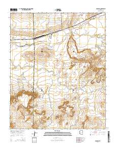 Adamana 2014 topographic map thumbnail