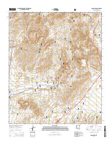 Adams Mesa 2014 topographic map thumbnail