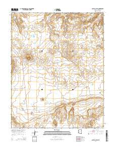 Agathla Peak 2014 topographic map thumbnail