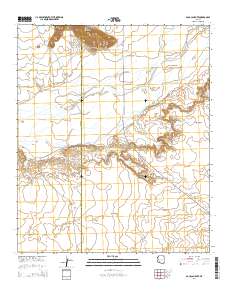 Agua Caliente 2014 topographic map thumbnail