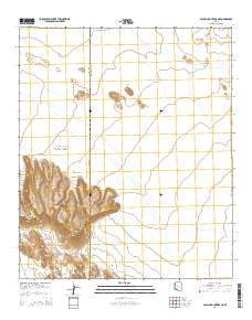Aguila Mountains NE 2014 topographic map thumbnail