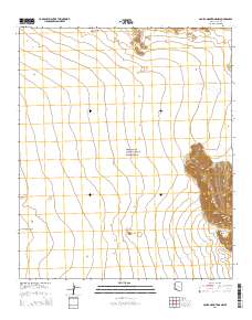 Aguila Mountains NW 2014 topographic map thumbnail