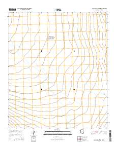 Aguila Mountains SW 2014 topographic map thumbnail