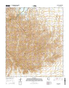 Alamo Dam 2014 topographic map thumbnail