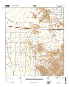 Antelope Peak 2014 topographic map thumbnail