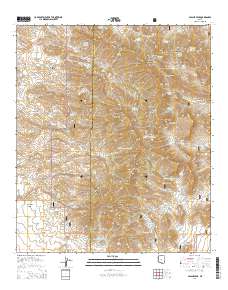 Apache Peak 2014 topographic map thumbnail
