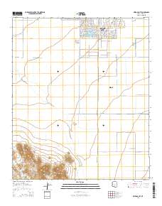 Arizona City 2014 topographic map thumbnail