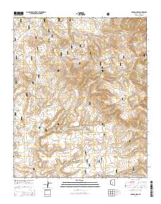 Arnold Mesa 2014 topographic map thumbnail