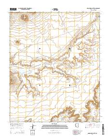 Arrowhead Butte 2014 topographic map thumbnail