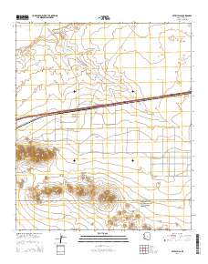 Aztec Hills 2014 topographic map thumbnail
