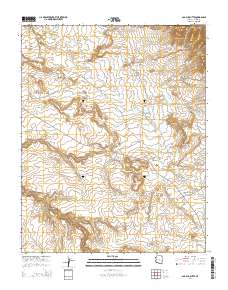 Bad Bug Butte 2014 topographic map thumbnail