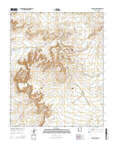 Badger Spring 2014 topographic map thumbnail