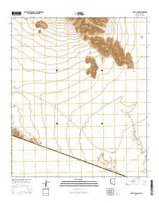 Bailey Peak 2014 topographic map thumbnail