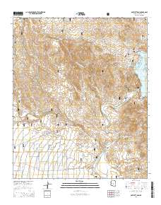 Bartlett Dam 2014 topographic map thumbnail