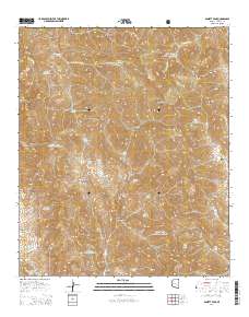 Bassett Peak 2014 topographic map thumbnail