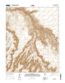 Bat Canyon 2014 topographic map thumbnail